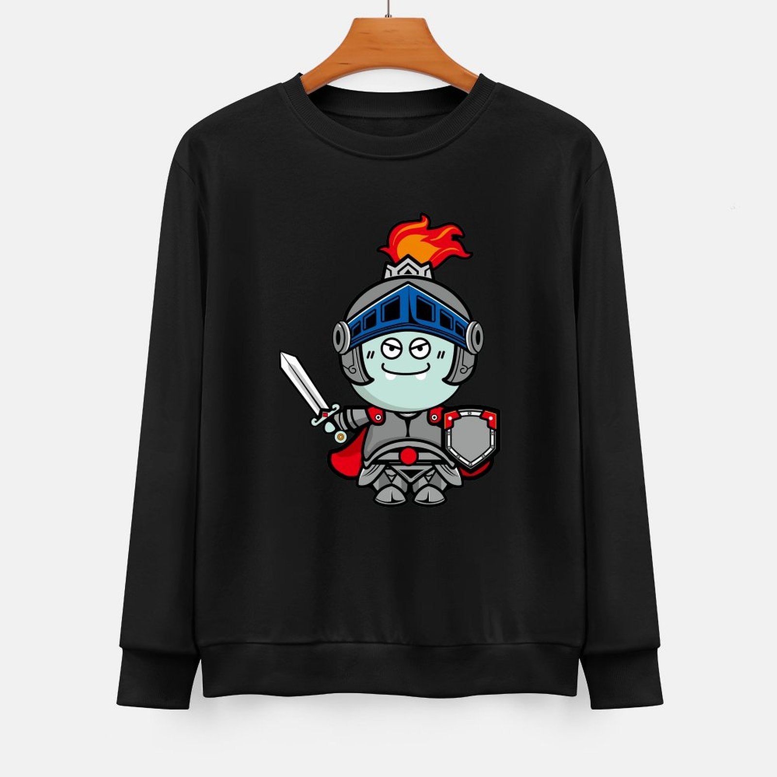 Front Patterned Long Sleeve TopPremiumSeries Minimal